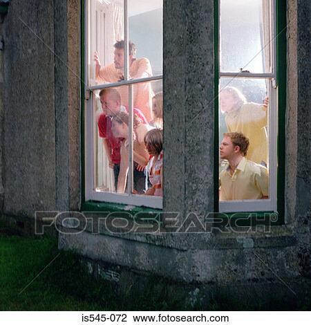 bay window, friend, friendship, house, looking View Large Photo Image Stock Image - bay window, friend, friendship, house, looking. Fotosearch