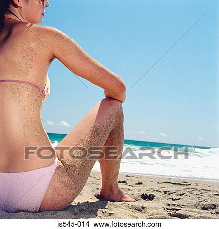 beach, bikini, blue sky, holiday, sand View Large Photo Image Picture - beach, bikini, blue sky, holiday, sand. Fotosearch