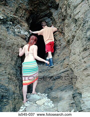 beach towel, bikini, boot, cave, exploring View Large Photo Image Stock Photo - beach towel, bikini, boot, cave, exploring. Fotosearch