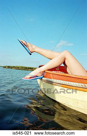 blue sky, boat, flip-flop, holiday, leg View Large Photo Image Stock Image - blue sky, boat, flip-flop, holiday, leg. Fotosearch