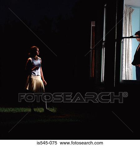 dark, evening, gazing, house, light View Large Photo Image Stock Photography - dark, evening, gazing, house, light. Fotosearch