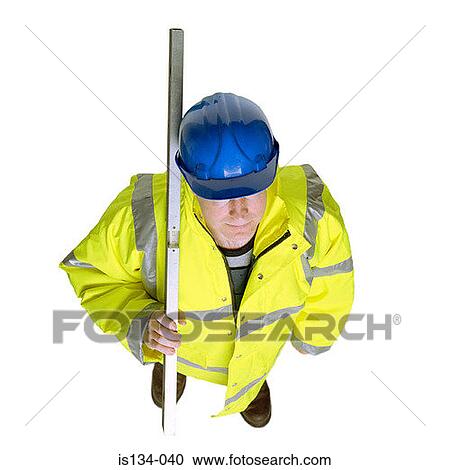 builder, Caucasian, holding, indoors View Large Photo Image Stock Image - builder, Caucasian, holding, indoors. Fotosearch