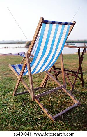 Striped deck chair View Large Photo Image Stock Image - Striped deck chair. Fotosearch