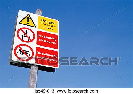 Stock Image - Warning sign. Fotosearch