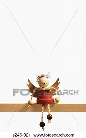Stock Image - Christmas decoration angel. Fotosearch