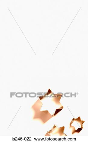Stock Image - Star shaped biscuit moulds. Fotosearch