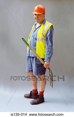 Picture - Road worker. Fotosearch