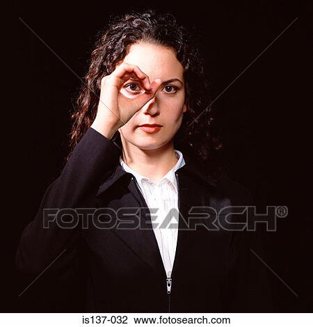 Stock Image - I spy with my little eye. Fotosearch