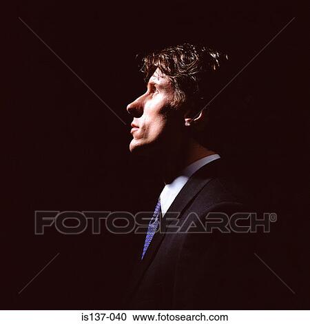 Profile of a man View Large Photo Image Stock Image - Profile of a man. Fotosearch