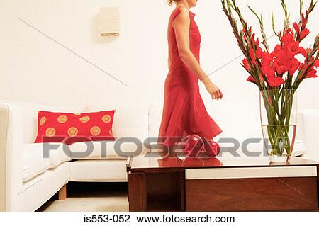 Woman in lounge View Large Photo Image Stock Image - Woman in lounge. Fotosearch