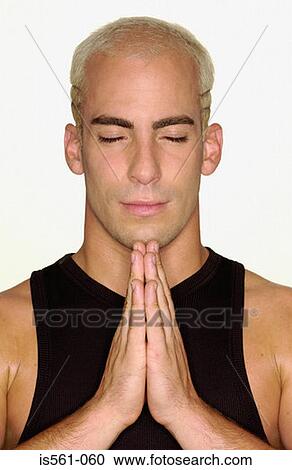 Man praying View Large Photo Image Stock Image - Man praying. Fotosearch