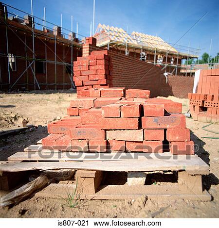 Pile of bricks View Large Photo Image Stock Image - Pile of bricks. Fotosearch