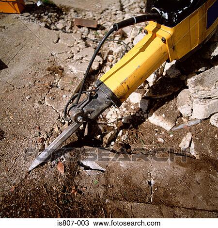 Stock Image - Pneumatic drill. Fotosearch