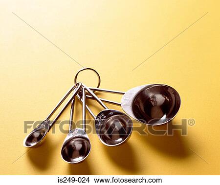 Four measuring spoons View Large Photo Image Picture - Four measuring spoons. Fotosearch