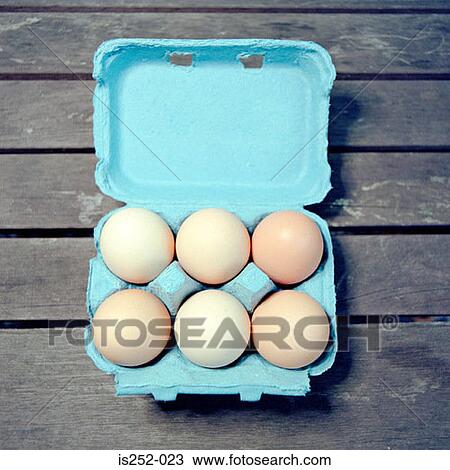 Eggs in egg box View Large Photo Image Stock Image - Eggs in egg box. Fotosearch