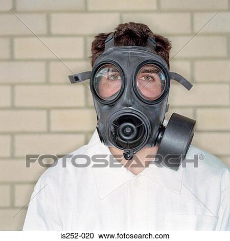 Man in gas mask View Large Photo Image Stock Image - Man in gas mask. Fotosearch