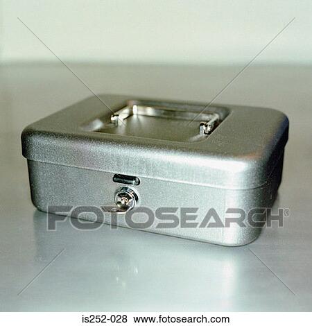 Stock Photo - Money box with lock. Fotosearch