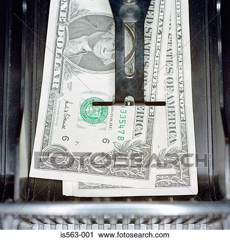 Dollar bills in cash register View Large Photo Image Stock Image - Dollar bills in cash register. Fotosearch