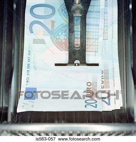 Stock Photo - Euro notes in cash register. Fotosearch