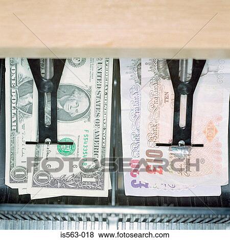 Open cash register View Large Photo Image Stock Photo - Open cash register. Fotosearch