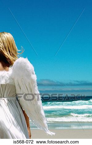 Angel on the beach View Large Photo Image Stock Image - Angel on the beach. Fotosearch
