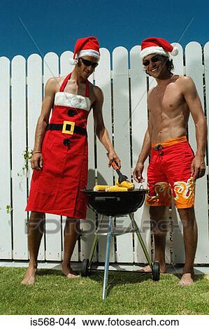 Barbecue no&euml;l Image | is568-044 | Fotosearch