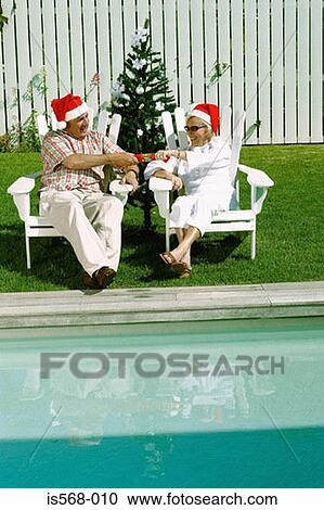 Celebrating Christmas by the swimming pool View Large Photo Image Stock Image - Celebrating Christmas by the swimming pool. Fotosearch
