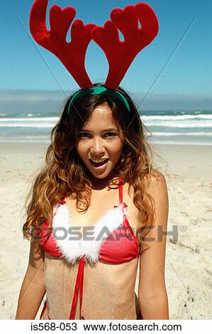 Christmas on the beach View Large Photo Image Stock Image - Christmas on the beach. Fotosearch