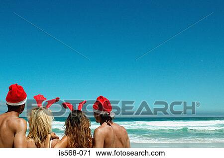 Christmas on the beach View Large Photo Image Stock Image - Christmas on the beach. Fotosearch