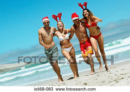 Christmas on the beach View Large Photo Image Stock Image - Christmas on the beach. Fotosearch