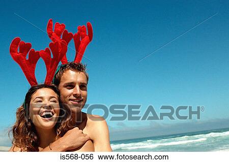 Christmas on the beach View Large Photo Image Stock Photograph - Christmas on the beach. Fotosearch