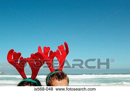 Reindeer head decoration View Large Photo Image Stock Photo - Reindeer head decoration. Fotosearch