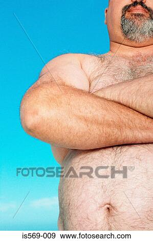 Overweight man View Large Photo Image Stock Photo - Overweight man. Fotosearch