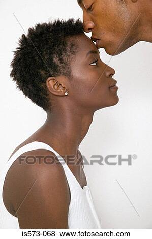 Couple kissing View Large Photo Image Stock Photo - Couple kissing. Fotosearch
