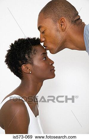 Couple kissing View Large Photo Image Stock Photo - Couple kissing. Fotosearch