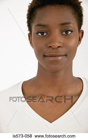 Portrait of african american woman View Large Photo Image Stock Photo - Portrait of african american woman. Fotosearch