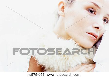 Portrait of glamorous woman View Large Photo Image Stock Image - Portrait of glamorous woman. Fotosearch