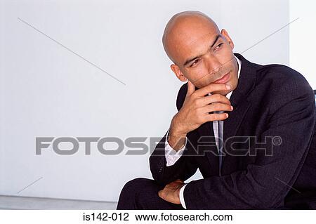 Stock Image - Portrait of businessman. Fotosearch