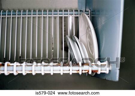 Dishes drying on dish rack View Large Photo Image Picture - Dishes drying on dish rack. Fotosearch