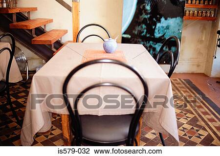 Empty table in a restaurant View Large Photo Image Stock Image - Empty table in a restaurant. Fotosearch