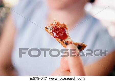 Last bit of jam on toast View Large Photo Image Stock Photo - Last bit of jam on toast. Fotosearch