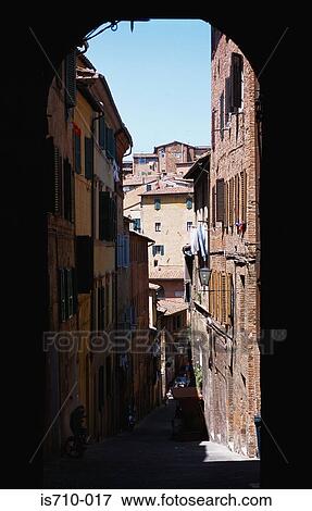 Stock Photo - Archway to town. Fotosearch