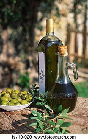 Stock Image - Fresh olives on table. Fotosearch