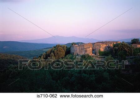 Town near forest and mountains View Large Photo Image Stock Image - Town near forest and mountains. Fotosearch