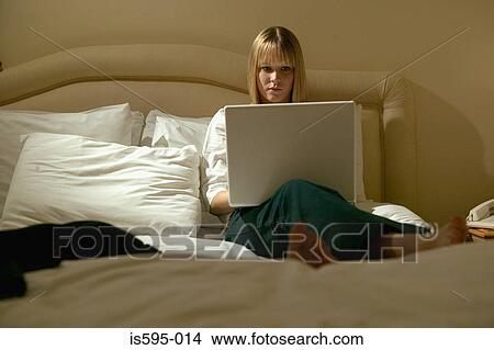 Businesswoman using laptop computer View Large Photo Image Picture - Businesswoman using laptop computer. Fotosearch