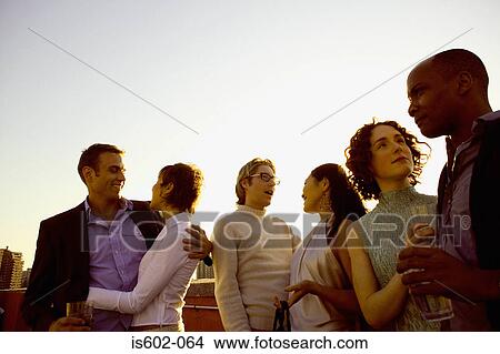 Group of young couples View Large Photo Image Picture - Group of young couples. Fotosearch