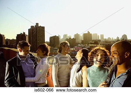 Group of young couples View Large Photo Image Stock Photograph - Group of young couples. Fotosearch