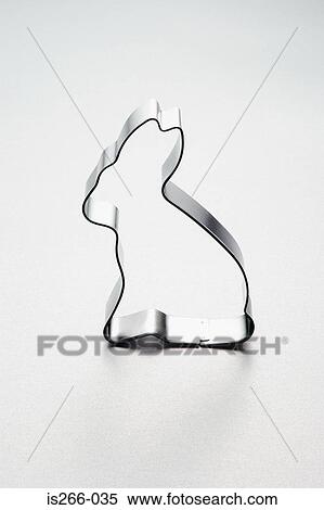 Stock Photography - Rabbit shaped cookie cutter. Fotosearch