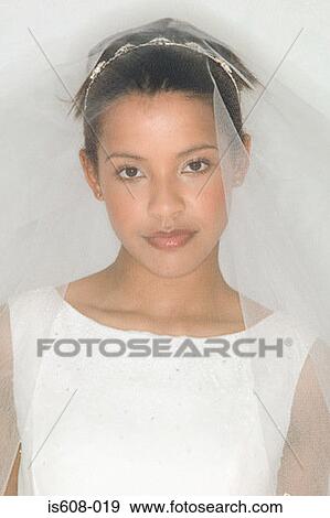Stock Photo - Portrait of a bride. Fotosearch