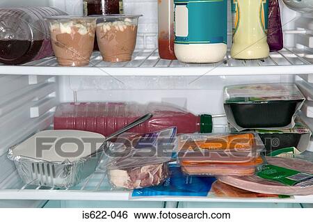 Refrigerator full of food View Large Photo Image Stock Photograph - Refrigerator full of food. Fotosearch